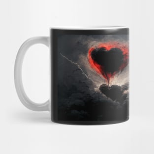 Broken Heart in the Clouds /  Broken Hearts Unwind Designs Mug